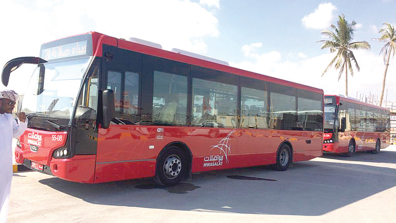 Veřejná doprava zde nehraje významnou roli, autobusové linky v Salalah provozuje společnost MWASALAT