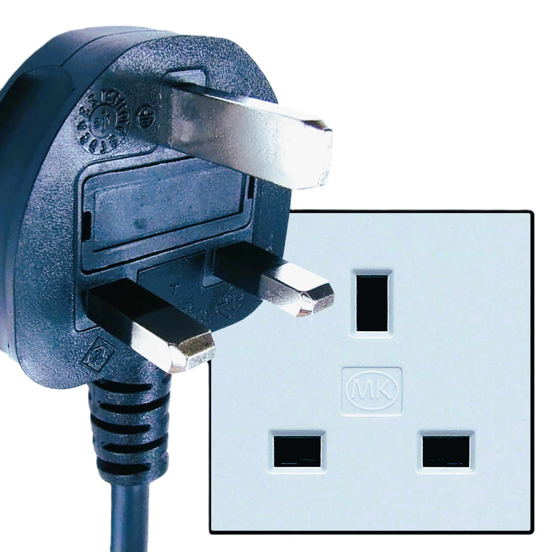 Britská elektrická zásuvka typu G používaná v Ománu pro tříkolíkové zástrčky